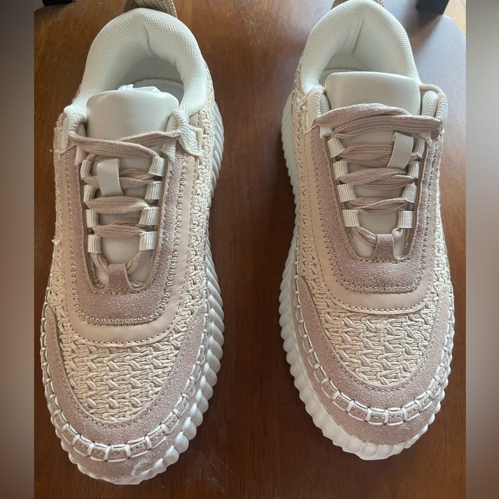 Corkys Hey Girl Adventure Beige Sneakers New